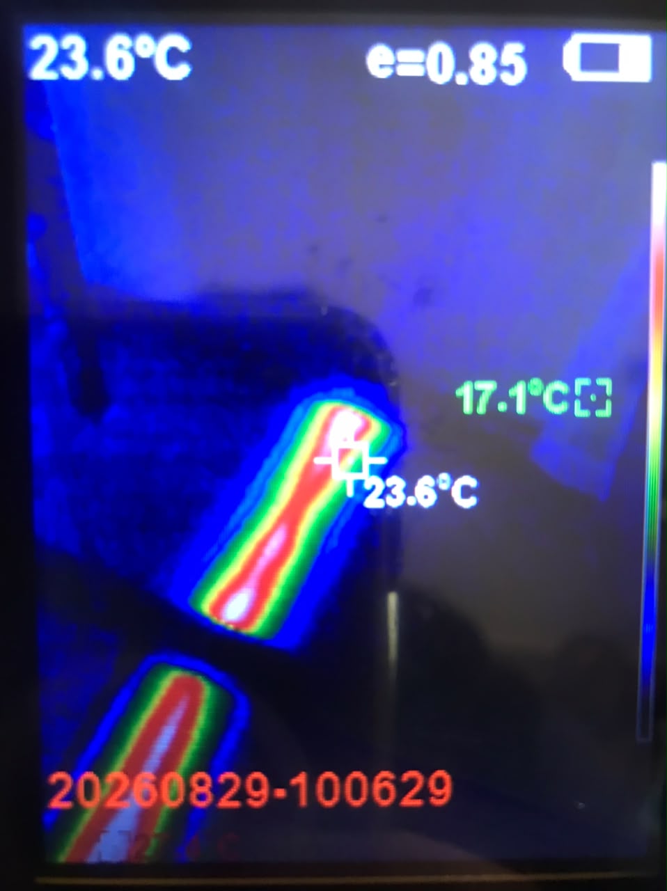 Thermal leak detection equipment